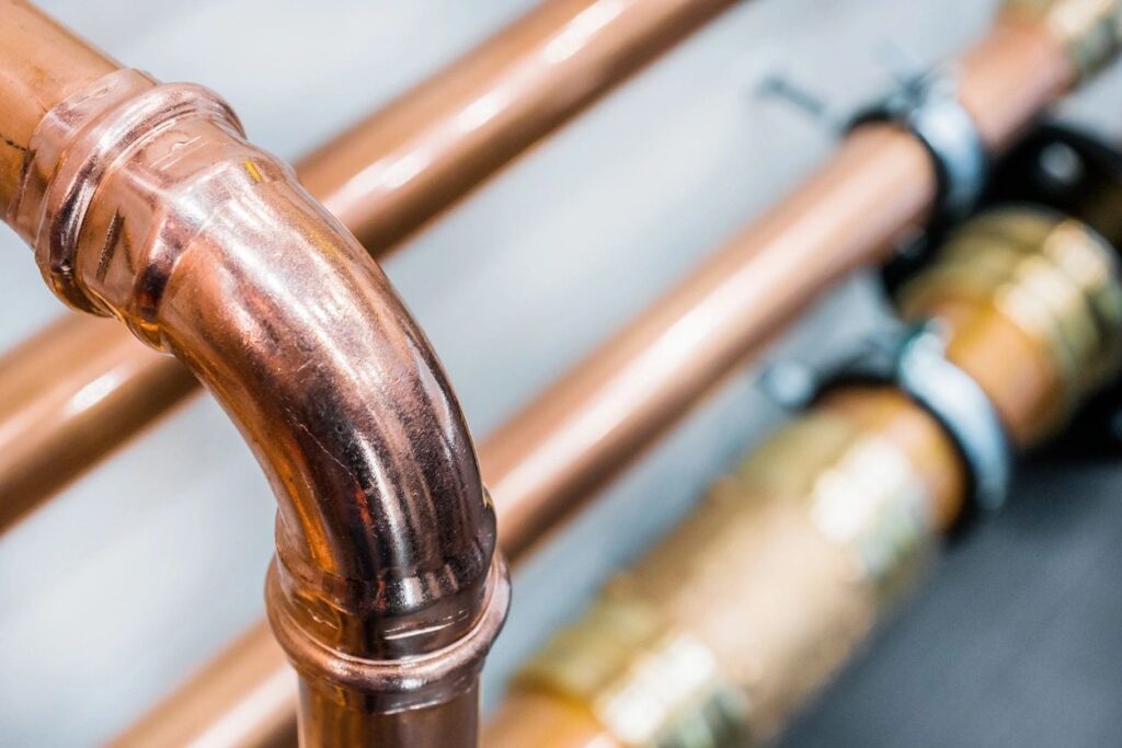 Copper pipes